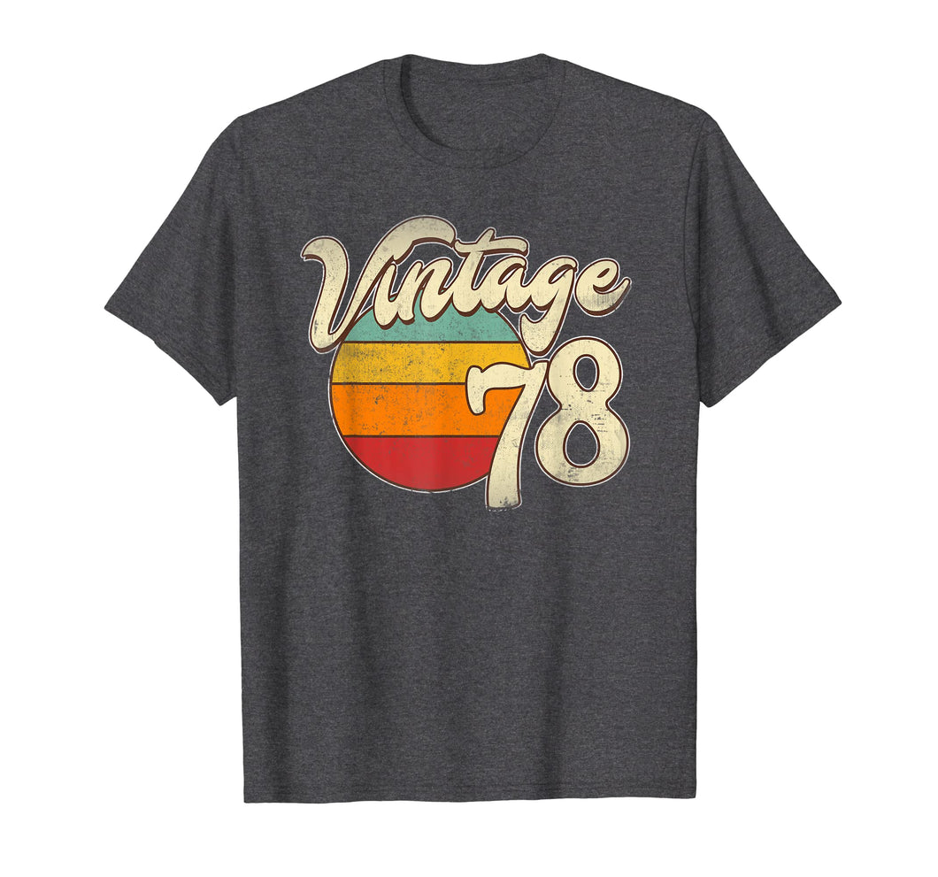 1978 Retro Vintage 41th Birthday Gift T Shirt