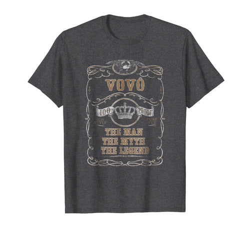 Vovo The Man Myth Legend Vintage Father's Day Grandpa Gift