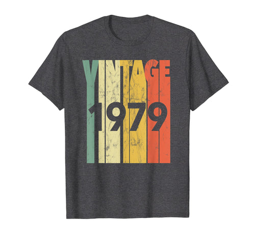 Vintage Retro Made In 1979 T-Shirt 40th Birthday Gift