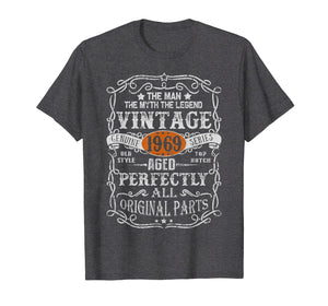 50 Years Old 1969 Vintage 50th Bday Gift Shirt Decorations