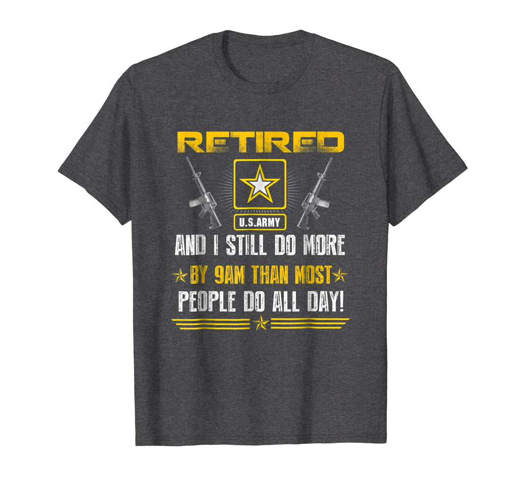 Retired US Army Veteran T-shirt Gift For Veteran Day
