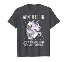 Load image into Gallery viewer, Auntiecorn TShirt Cute Unicorn Lover Mother Day Gift Aunt
