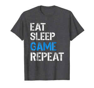 Eat Sleep Game Repeat Shirt Video Gamer Gifts Gaming Players
