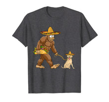 Load image into Gallery viewer, Bigfoot Taco Sombrero labrador Dog Cinco de Mayo T-shirts
