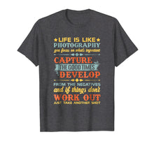 Load image into Gallery viewer, Life Is Like Photography Capture Good Times &amp; T Shirt Design
