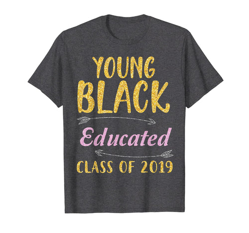 Young Black Educated Class Of 2019 Vintage Retro Shirt