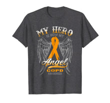 Load image into Gallery viewer, My Hero Is Now My Angel COPD AWARENESS T-shirt
