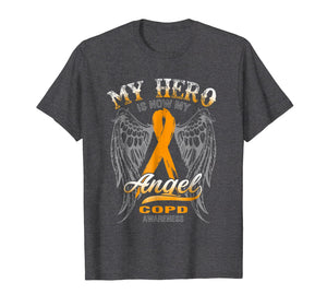 My Hero Is Now My Angel COPD AWARENESS T-shirt