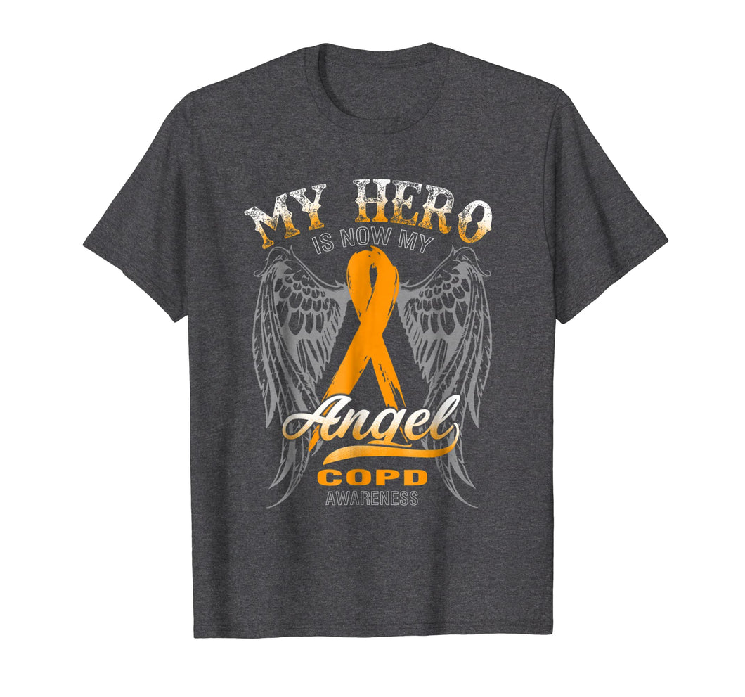 My Hero Is Now My Angel COPD AWARENESS T-shirt