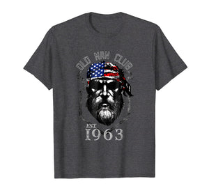 Old Man Club Tshirt Old Man Born in 1963 Shirt