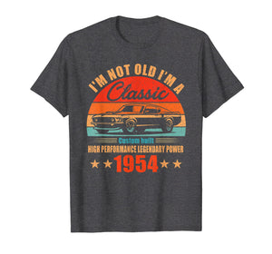 65th Birthday Gift Ideas Classic 1954 T-shirt for Men Women