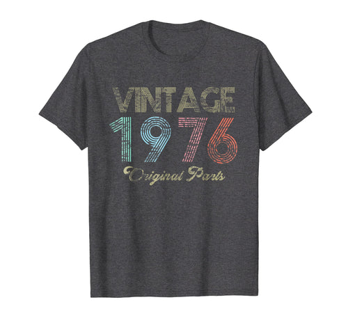 Funny shirts V-neck Tank top Hoodie sweatshirt usa uk au ca gifts for Vintage 1976 T-Shirt Retro 70's-43rd Birthday T-shirt 1486782