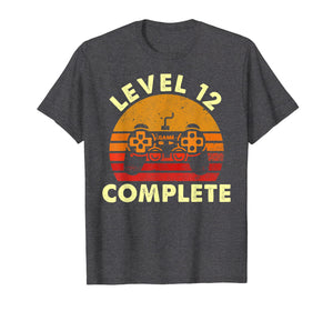 Level 12 Complete Vintage T-Shirt Celebrate 12th Wedding