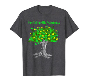 Mental Health Awareness Shirt Warrior Tree Hope And Strenght