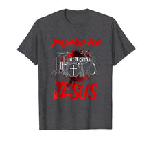Load image into Gallery viewer, Christian Drummer Gift Shirt Drumming for Jesus
