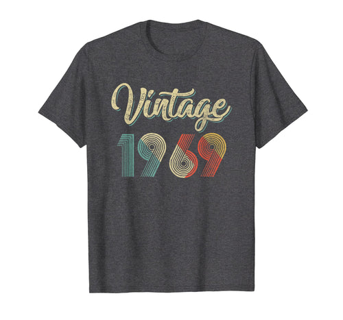 Vintage Retro 1969 50th years old Classic Birthday T-Shirt