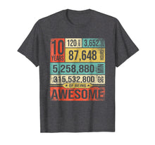 Load image into Gallery viewer, Birthday Countdown 10th Years Old Being Awesome 2009 T-Shirt
