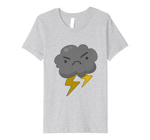 Angry Cloud with Lightning Thunderstorm Weather T-Shirt