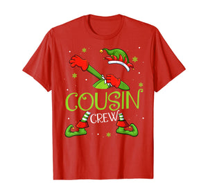 Cousin Crew Dabbing Dance Family Xmas Gift for Girl Kid Boy T-Shirt