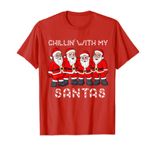 Load image into Gallery viewer, Chillin With My Santas Christmas Boys Girls Kids Xmas T-Shirt
