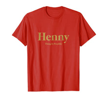 Load image into Gallery viewer, Mens Henny Thing Is Possible Gold T-Shirt
