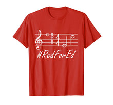Load image into Gallery viewer, #ReForEd Music Teachers Red For ED Shirt Walkout Protest

