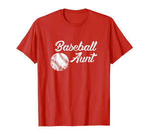 Baseball Aunt Baseball Shirt, Cute Funny Lingo Player Fan