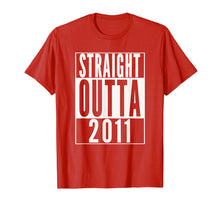 Load image into Gallery viewer, STRAIGHT OUTTA 2011 8th Birthday 8 years old T-Shirt

