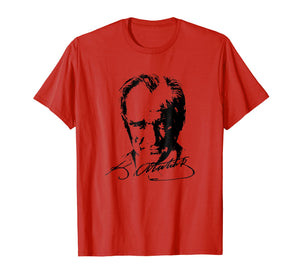 Mustafa Kemal Ataturk Turkiye Signature T-Shirt Tee