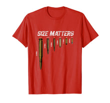 Load image into Gallery viewer, Size Matters Bullets T Shirt
