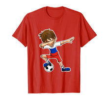 Load image into Gallery viewer, Dabbing Soccer Boy Russia Shirt, Russian Flag Jersey
