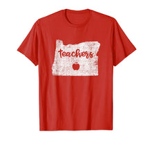 Load image into Gallery viewer, Oregon Teacher Protest Red for Ed T Shirt
