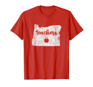 Oregon Teacher Protest Red for Ed T Shirt