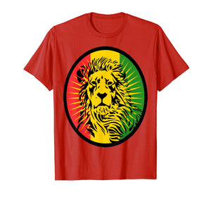 Marley Lion Rasta Dreadlocks profile t-shirt