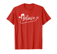 Load image into Gallery viewer, Christmas Santa Believe Xmas Christmas July Holiday Funny T-Shirt
