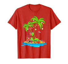 Load image into Gallery viewer, Christmas Palm Tree Tropical Xmas Coconut Lights Pajama T-Shirt
