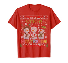 Load image into Gallery viewer, Cute Chillin With My Snowmies Montessori Teacher Xmas T-Shirt
