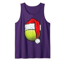 Load image into Gallery viewer, Christmas Tennis Ball Santa Hat Funny Sport Xmas Boys Kids Tank Top
