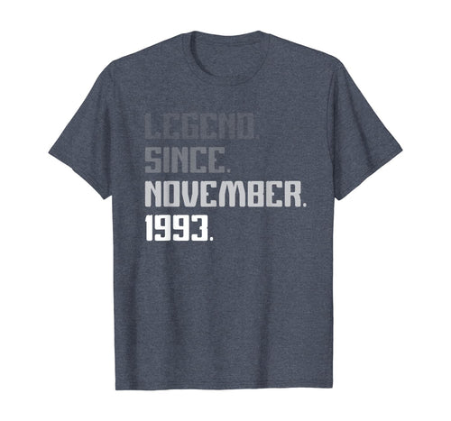 Vintage Legend November 1993 26 Years Old 26th Birthday Gift T-Shirt