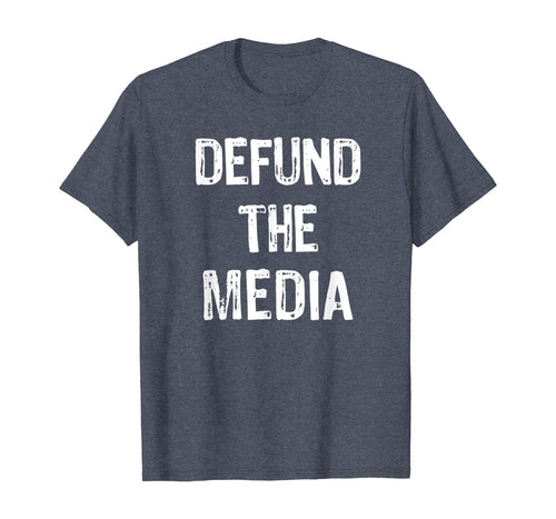 Vintage Defund The Media Political Protest Gifts T-Shirt