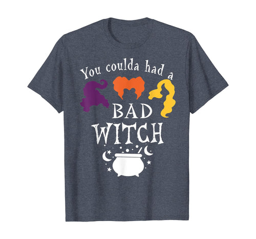 Vintage You Coulda Had a Bad Witch Halloween Funny T-Shirt