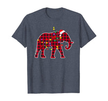 Load image into Gallery viewer, Christmas Red Plaid Buffalo Elephant Xmas Pajamas Family T-Shirt
