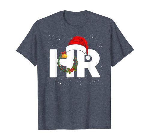 Christmas Human Resources Santa Claus Hat Wreath Xmas Gifts T-Shirt