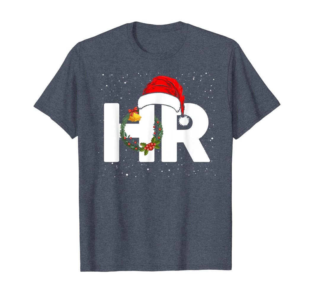 Christmas Human Resources Santa Claus Hat Wreath Xmas Gifts T-Shirt