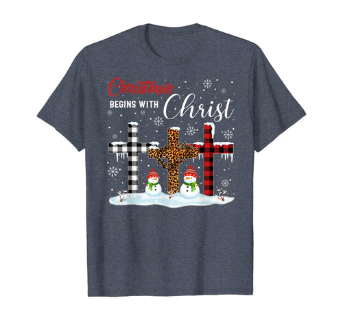 Christmas Begins With Christ Costume Xmas Gifts T-Shirt
