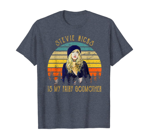 Vintage Stevie shirt Nicks Funny Music Is My Fairy Godmother T-Shirt