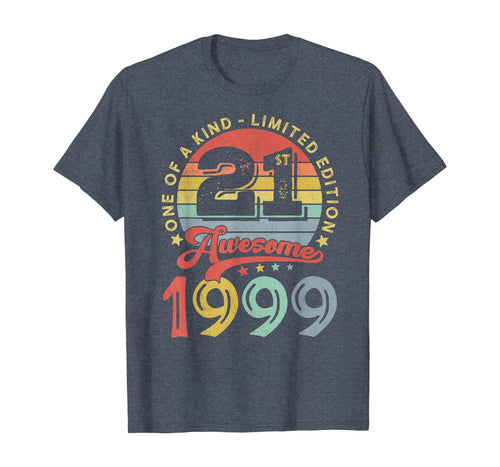 Vintage Awesome 1999 Limited Edition Tee 21st Birthday Gifts T-Shirt