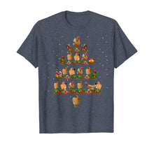 Load image into Gallery viewer, Chicken Christmas Tree Lights Funny Chicken Xmas Gift T-Shirt

