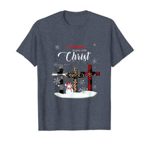 Load image into Gallery viewer, Christmas Begins with Christ Xmas Gift T-Shirt
