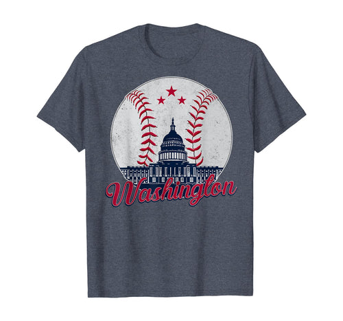 Washington Baseball Vintage Distressed National T-Shirt
